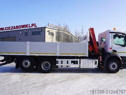 Mercedes-Benz Antos 2540 / Flatbed 15 EPAL/ Fassi F165