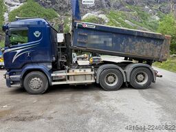 Scania R730 6x4 snowplow-equipped combination vehicle