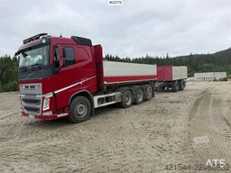 Volvo FH 540 8x4 tipper w/ Kilafors 2 axle trailer. Low