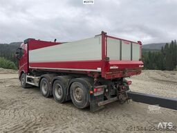 Volvo FH 540 8x4 tipper w/ Kilafors 2 axle trailer. Low