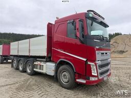 Volvo FH 540 8x4 tipper w/ Kilafors 2 axle trailer. Low