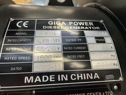 Giga power LT-W50-GF 62.5 kVA Open generator