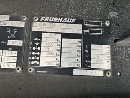 Fruehauf FSRMD4 / Box / Laadklep 2000 kg / Lift as / APK...