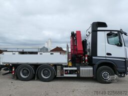 MERCEDES-BENZ 2651 L Arocs HAD 6x6,HMF 3220,Funk,AHK,Container