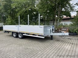Möslein THT 11- G 6,2  Tandem Pritsche- Tieflader mit Rungentaschen