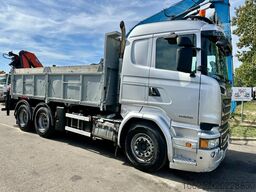 Scania R520 6x4 TRACTOR  + TIPPER + CRANE PALFINGER PK...