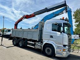 Scania R520 6x4 TRACTOR  + TIPPER + CRANE PALFINGER PK...