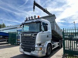 Scania R520 6x4 TRACTOR  + TIPPER + CRANE PALFINGER PK...
