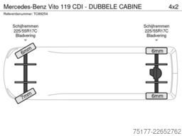 Mercedes-Benz Vito 119 CDI - DUBBELE CABINE