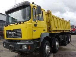 MAN 35.414 8X4 MEILLERKIPPER,MANUAL FEULPOMP,INTARDER
