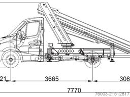 Mercedes-Benz Sprinter Ruthmann Ecoline 230 - 23m - 25