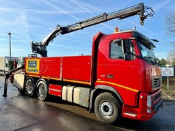 Volvo FH 420 8x4 TRIDEM PRITSCHE + KRAN HIAB ROLLER 1...