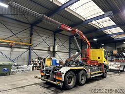 Iveco TRAKKER 350 6x4 HOOKLIFT + CRANE FASSI F120.22 ...