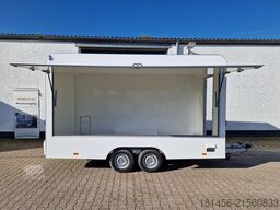 trailershop Aero Retro Verkaufsanhänger Leerwagen für diy Ausbau 420x200x230cm sofort
