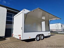 trailershop Aero Retro Verkaufsanhänger Leerwagen für diy Ausbau 420x200x230cm sofort