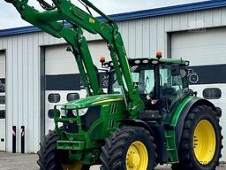 John Deere 6145R Direct Drive + 663R Frontlader
