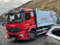 Mercedes-Benz Actros 2543 6x2 2-chamber compactor truck w/ JOAB