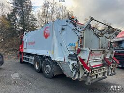 Mercedes-Benz Actros 2543 6x2 2-chamber compactor truck w/ JOAB