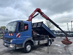 MERCEDES-BENZ Atego 1018K/ller-Kipper+Kran+Greifer/TÜV/