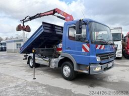 MERCEDES-BENZ Atego 1018K/ller-Kipper+Kran+Greifer/TÜV/
