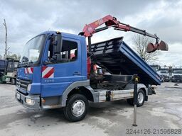 MERCEDES-BENZ Atego 1018K/ller-Kipper+Kran+Greifer/TÜV/