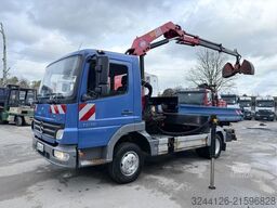 MERCEDES-BENZ Atego 1018K/ller-Kipper+Kran+Greifer/TÜV/