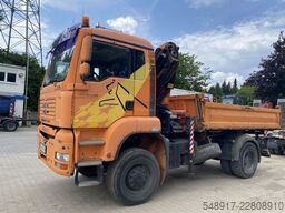 MAN 18.480TGA 4x4 Kipper mit Kran