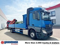 Mercedes-Benz Actros 1836 L 4x2, Glastransporter, Heckkran