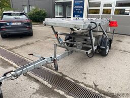  Trebbiner 1 Achs LED Vorwarntafel verzinkt