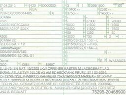 SCANIA R500 V8 Atlas Kran 12,30 m Retarder Lift+Lenk