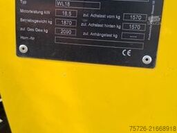 WACKER WL 18/20 org 1650 Std gute Bereifung Top Zustand
