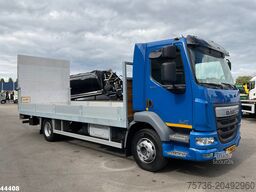 DAF FA LF 250 Euro 6 Autotransporter met laadklep