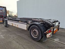 SCHMITZ CARGOBULL 18 to 2-Achs ACF 18 Abroll- Schlittenanhänger