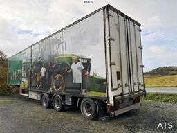 Ekeri Box semi-trailer with aluminium ramps