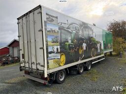 Ekeri Box semi-trailer with aluminium ramps