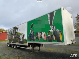 Ekeri Box semi-trailer with aluminium ramps