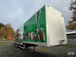 Ekeri Box semi-trailer with aluminium ramps