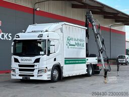 SCANIA P320 4x2 LL  Pritsche/HIAB XHiDOU 138 ES-3 LK
