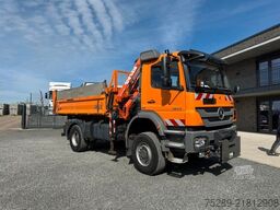 MERCEDES-BENZ Axor 1833 Dreiseitenkipper 4x4 Meiller Kran Atla