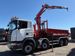 Scania G 420 + HMF 1723 K2 + 8X4 + HOOKSYSTEM + SPRING...