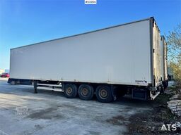 Schmitz box semi-trailer with fridge/freezer unit – load b
