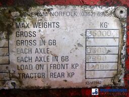Crane Fruehauf Food tank inox 30 m3 / 1 comp