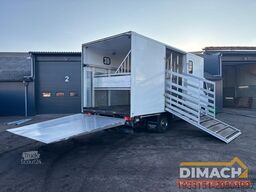 DAF FA LF45.150 4 paards, laadlift. Horsetruck NL t...