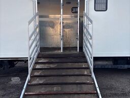 DAF FA LF45.150 4 paards, laadlift. Horsetruck NL t...