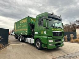 MAN TGS 26.480 Kran 25m, Wechselpritsche , Container