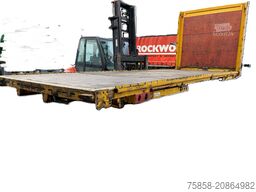 Krone BDF 7,45m Lochleiste Teleskopstützen