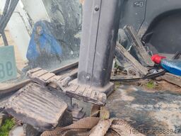 Hyundai R55W-9A with 3 excavator buckets