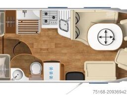 HYMER/ERIBA Tramp SL 704 Hubstützenanlage /Solar /Lithium /K