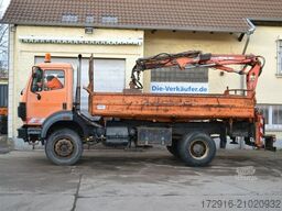MERCEDES-BENZ 1824 AK Kipper Kran Allrad 4x4  191tkm Standheiz