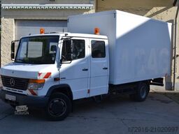 MERCEDES-BENZ Vario 816 Koffer Doppelkabine 1.Hand 105tkm Bl